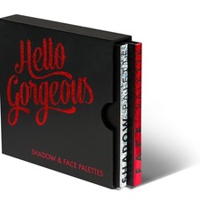 YBF Hello Gorgeous Conjunto de Paleta de Sombra de Ojos y Sombra de Mejillas y Rostro Nuevo y Sellado