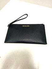 MICHAEL KORS MUJER GRANDE CUERO GRANULADO NEGRO BOLSO DE MANO MK PULSERA CARTERA DAMAS