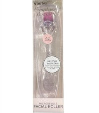 Rodillo facial de microagujas Vivitar con agujas de 0,25 mm para el cuidado de la piel y rejuvenecer