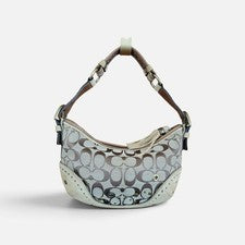 Bolso Hobo Pequeño Coach Vintage Edición Limitada Y2K Soho Signature Gamuza Tachonada 9452