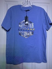 US ICON CO Hombre Camiseta Pequeña Nueva Con Etiquetas Fuerte Impresionante LT Azul