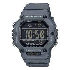 Orologio CASIO AE-1600H-8BVEF Digitale Silicone Grigio Chrono Sveglia 100mt