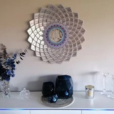 Arte de pared de metal 3D 99 nombres de Alá - Asma ul Husna caligrafía islámica | Moderno