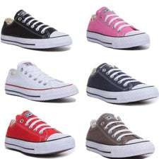 Entrenador Converse 1J794 All Star Ox Core con cordones para mujer en carbón Reino Unido 3-9