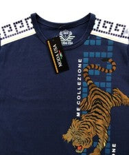 Camiseta premium para hombre, estilo italiano, algodón, ajuste ceñido, elástica L... A12.A