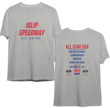 Camiseta clásica ISLIP Speedway 300 - Long Island NY Motorsports estilo vintage