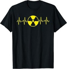 Camiseta Divertida Nuclear Radiactive Symbol Design Rad Tech Radiology