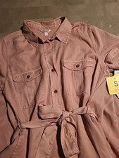 Vestido camisero Teddi Rose Tencel para mujer, terracota, talla S