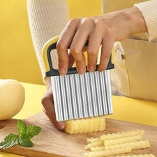 Juego de crujientes de acero inoxidable premium para cortar patatas y verduras