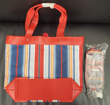 Bolso de Mano Lancome Bolso Cambiar NUEVO Hombro Rayas Para Mujer Rojo Blanco Azul Grito