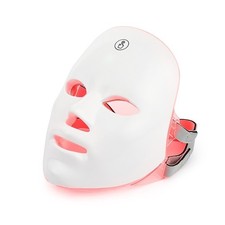 LANEGA 7-1 Colores Rojo Terapia de Luz para Rostro, Mascarilla LED para Cuidado de la Piel Facial, Salón