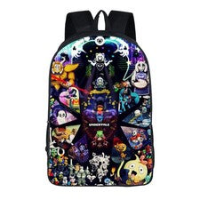 Mochila Undertale de dibujos animados bolsa escolar de estudiante de anime bolsa de viaje deportiva para hombros
