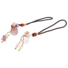 2 Pcs Perfume Bottle Necklaces Car Fragrance Aromatherapy Pendants