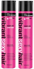 Sexy acondicionador de conservación sin sulfato de bloqueo de color vibrante para cabello 10,1 oz (paquete de 2)