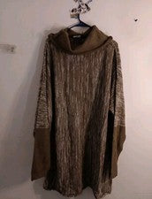 Vestido Suéter Para Mujer 3X Rebdolls Capucha Cuello Vestido 3X Vestido Cuello Alto Mujeres Plus