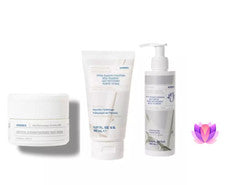 Korres Donkey Milk Set de Cuidado de la Piel Crema de Día Suero Limpiador Hidratante Cuidado Facial