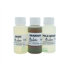 SET 3 botellas de aceites corporales de perfume aromático religioso premium de 1 oz