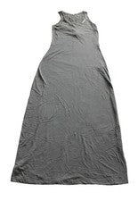 VESTIDO SEÑORA VESTIDO LARGO MAXI VESTIDO DE TIRANTES GRIS BEACHLIFE talla M 38 NUEVO