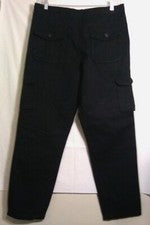 Pantalón cargo estilo táctico para hombre. 36X31 - Negro - Múltiples bolsillos.