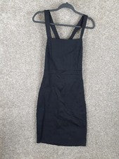 Vestido Vaina Charlotte Russe Abierto Corbata Espalda Bodycon Para Mujer XL Negro Cóctel Nuevo con Etiquetas