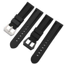 Correa de reloj deportiva de goma de silicona de repuesto 20 mm 22 mm 24 mm 26 mm