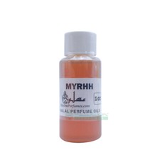 Aceites corporales perfume aromático religioso premium MYRRH botella de 1 oz y 0,5 oz