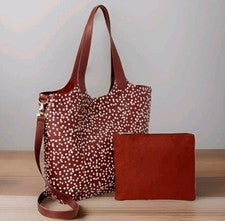 Nuevo bolso de mano y bolsa de cuero sintético conjunto de 2 piezas bandolera sin límites