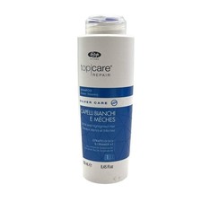 Champú reparador Lisap Milano Silver Care para cabello blanco y resaltado 8,45 fl. oz