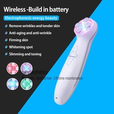 Máquina de belleza terapia fotónica luz LED estiramiento piel facial antienvejecimiento R-F