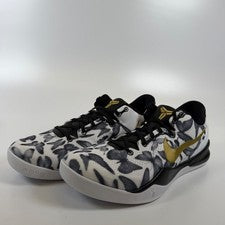 Nike Kobe 8 Protro Mambacita Blanco Metálico Dorado Negro FV6325-100 Hombres Talla 13
