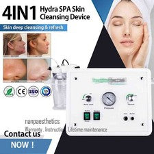 Máquina de exfoliación de cuidado facial hidra de piel dermabrasión de diamante 4 en 1