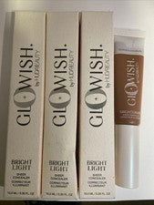 (3) Corrector transparente hidratante claro brillante HUDA BEAUTY GLOWISH - 10 bronceado profundo