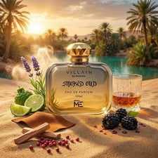 Villain Smoked Oud Perfume de Lujo para Hombre Eau De Parfum de Larga Duración 100 ml