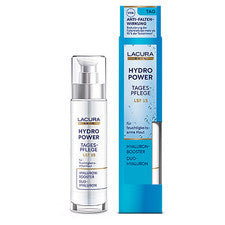 LACURA Hydro Power Cuidado de Día, Hyaluron Booster, Duo-Hyaluron, FPS 15, 50 ml