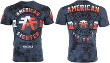 Camiseta para hombre AMERICAN FIGHTER SILVER LAKE atlética multicolor motociclista MMA S-5XL