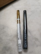 Delineador líquido Estate Precision negro + ala corta belleza mujer (lote de 2)