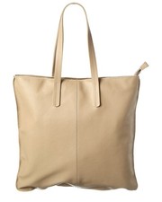 Bolso de mano italiano de cuero para mujer