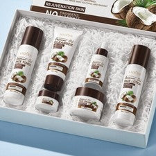 SADOER Gel de Ducha Hidratante de Coco Aminoácido Anticaspa Crema de Manos Cabello