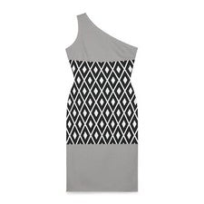 Vestido de hombro para mujer Check Me