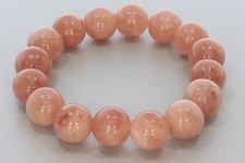 Sonnenstein 12mm Kugel Schmuck Stretch Edelstein Armband - individuelle Größe 1