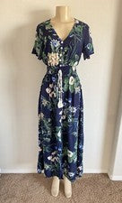 VESTIDO FLORAL PINUP FASHION MUJER MANGA CORTA ABOTONADA - PEQUEÑO