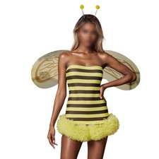 Marienkäfer Cosplay Vestido para Mujer con Estilo de Moda y Diadema a Juego