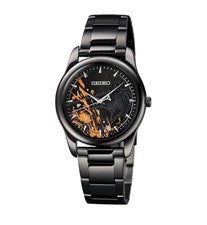 SEIKO Motosierra Hombre Colaboración Cuarzo 35mm SS Negro Dial Reloj Hombre L...