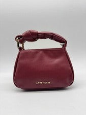 ANNE KLEIN Bolso de Hombro Pequeño con Eslabón de Cadena para Mujer con Asa Superior con Nudo en ROJO