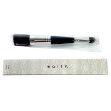 Mally Beauty Cepillo de Maquillaje Doble Final Mejillas y Ojos Nuevo en Caja