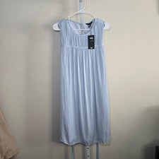 Vestido midi plisado azul claro Naked Zebra para mujer talla XL