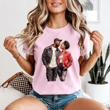 Camiseta para mujer Couples Portrait Romantic Love
