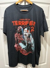 Camiseta Oficial Terrifier 2 On Print Design by Terror Threads Talla XL NUEVA