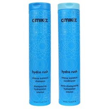 Champú hidratante intensa Amika Hydro Rush 9,2 oz y acondicionador paquete combinado de 9,2 oz