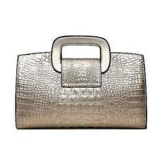 Bolso Clutch Claro Con Correa De Moda De Cuero Sintético 2098